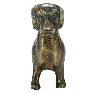 Antique Brass Dachshund Figurine