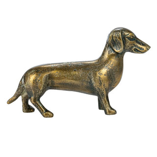 Antique Brass Dachshund Figurine