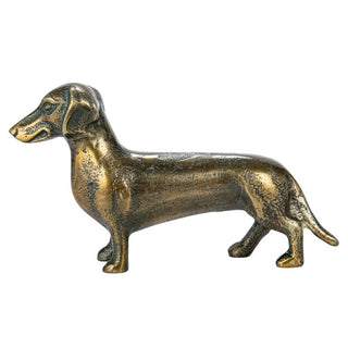 Antique Brass Dachshund Figurine
