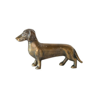 Antique Brass Dachshund Figurine