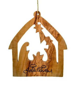 Medium Stable with Nativity - 2.5"