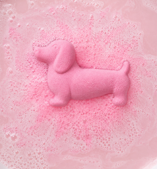 The Long Soak Wiener Dog Bath Bombs, Pink Grapefruit