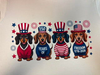 “250 Years of Freedom” Doxie Tee