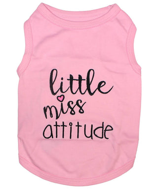 Little Miss Attitude Dog T-Shirt – Bold & Comfy Dog Apparel