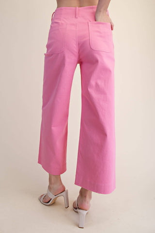 Colette Cropped Wide-Leg Pants