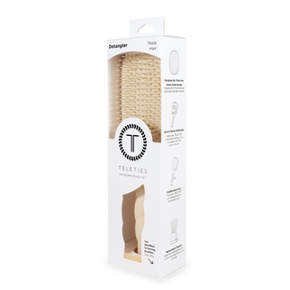 Ultimate Detangler Brush for Thick Hair – Pain-Free Glide (Tan)