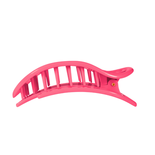 TELETIES x Lain Snow Large Flat Hair Clip in Neon Pink
