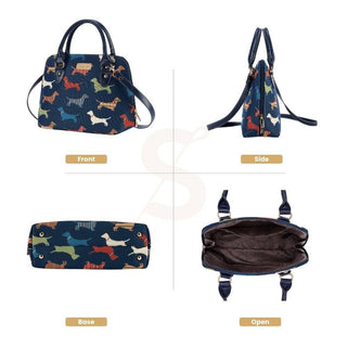 Dachshund Convertible Top Handle Purse