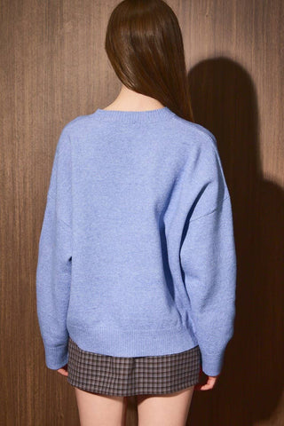 Dachshund Oversized Crew Neck Sweater