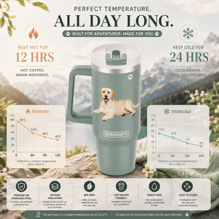 40oz Dachshund Tumbler - Insulated