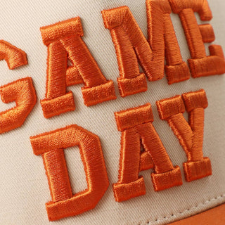 "Game Day" 3D Puff Embroidery Two-Tone Trucker Hat