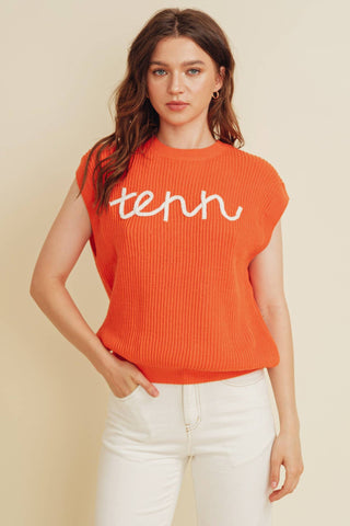 "TENN" Sweater Vest
