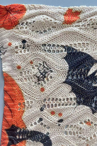 Halloween Themed Knit Blouse