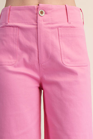 Colette Cropped Wide-Leg Pants