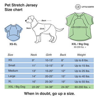 NCAA Tennessee Volunteers Pet Stretch Jersey