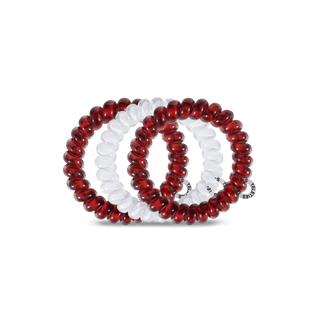 Spiral Hair Coils | Large | Univ. of Arkansas Hair Ties