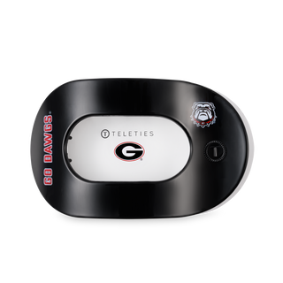 Flat Round Hair Clip | Large | Go Dawgs!