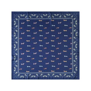 Retro Cute Pet Print Bandana Scarf
