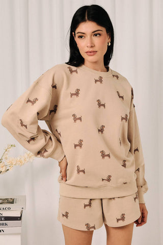Weenie All Over Print Sweatshirt