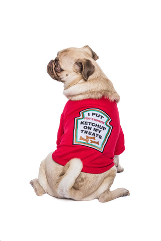 Ketchup Licker Dog Costume – Funny Halloween Pet Tee