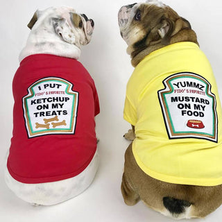 Ketchup Licker Dog Costume – Funny Halloween Pet Tee