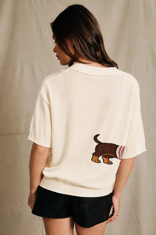 Dachshund Holiday Knit Sweater