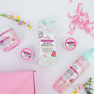 Bella & Bear Sweet ’n’ Sassy Watermelon Body Scrub | 3-in-1 Cleanser, Exfoliator & Moisturizer