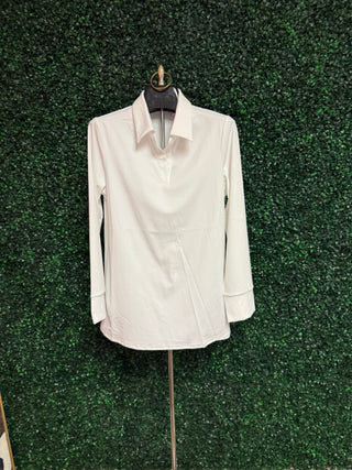 Amber Long Sleeve Polo Top