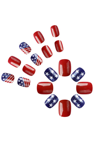 Americana Nail Stickers (24-Piece Set)
