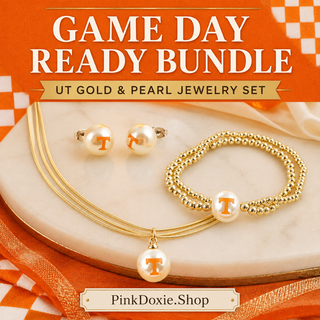 Game Day Ready Bundle – UT Gold & Pearl Jewelry Set