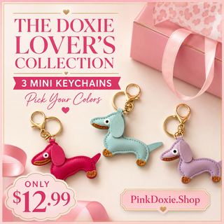 The Doxie Lover's Collection — Pick Your Colors Keychain Charm Set