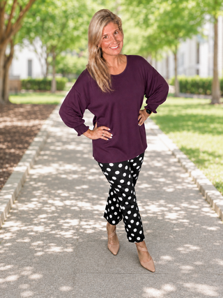Smocked Sleeve Poncho Blouse | Wrinkle-Free Luxe Drape