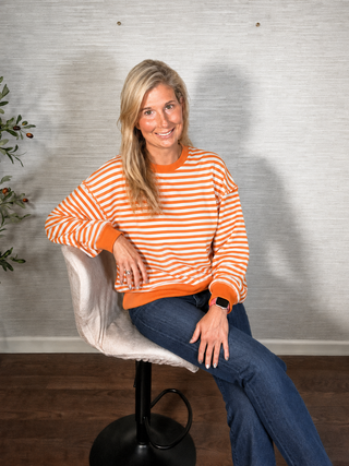 Tennessee Orange Stripe Pullover