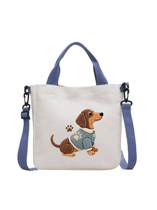 Dachshund Canvas Tote