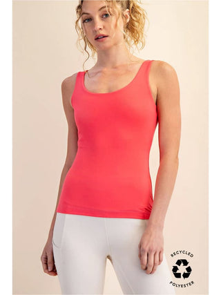 Butter Soft Round Neck Tank Top | Ultimate Layering Essential (Regular & Plus Size)