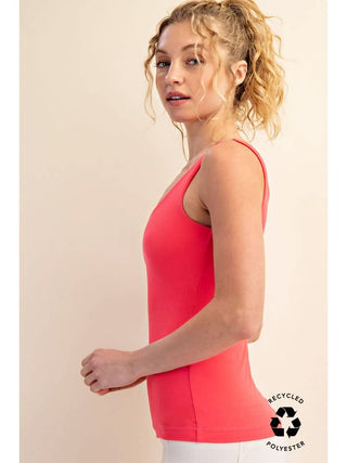 Butter Soft Round Neck Tank Top | Ultimate Layering Essential (Regular & Plus Size)