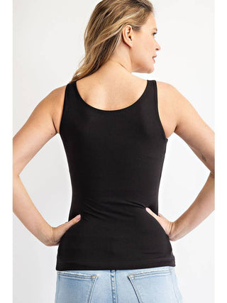 Butter Soft Round Neck Tank Top | Ultimate Layering Essential (Regular & Plus Size)