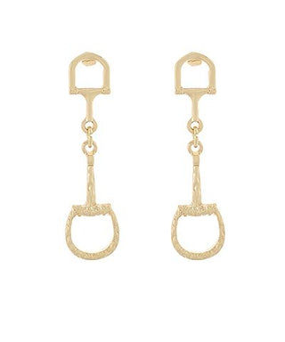 Horsebit Dangle Earrings