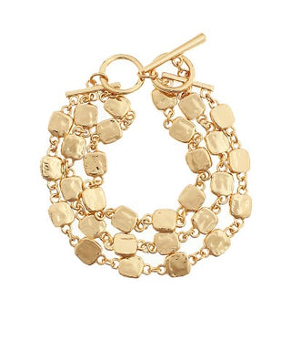 Gold chain bracelet 