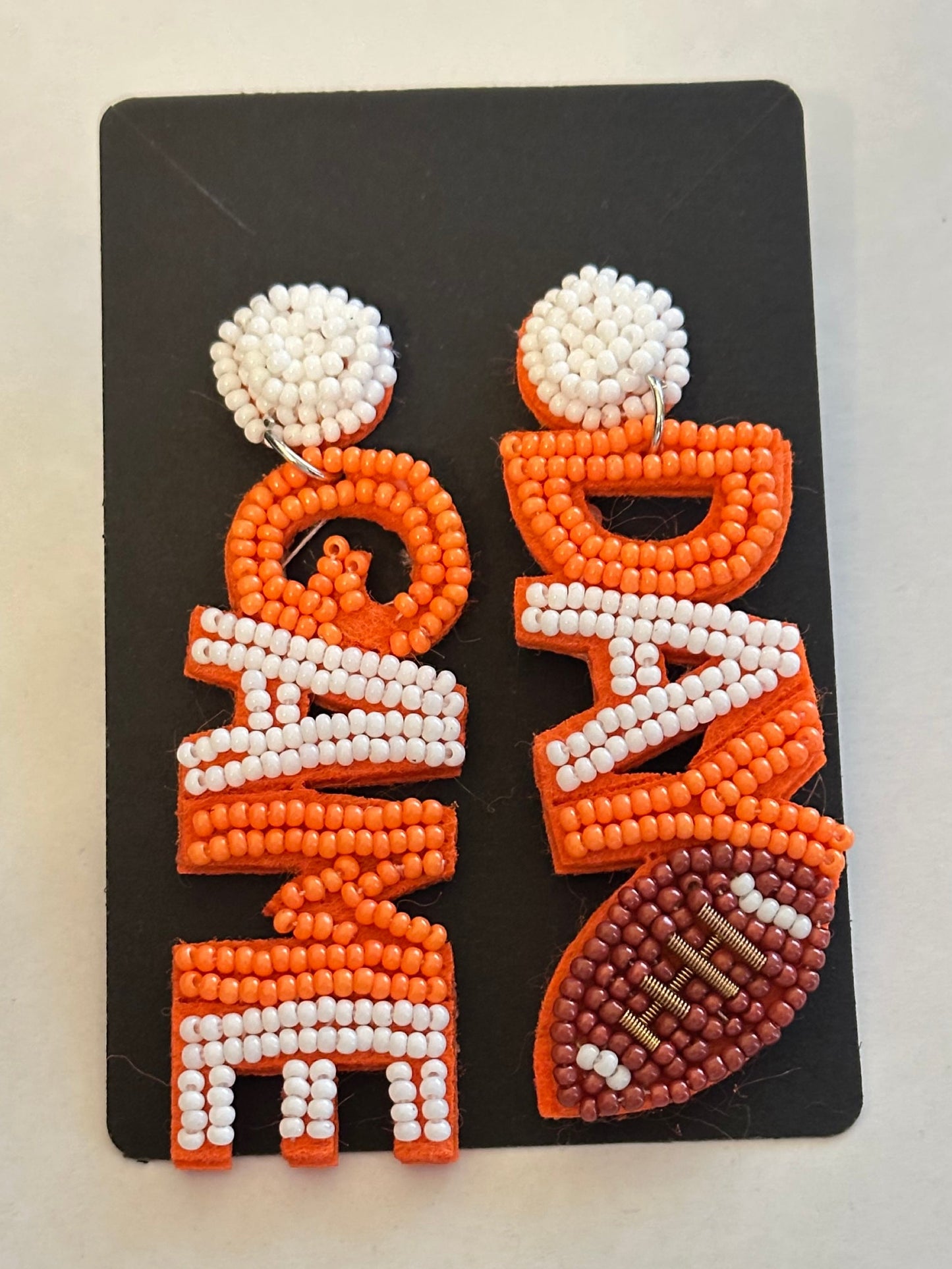 Game Day Glam Beaded Earrings