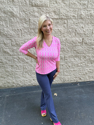 Lulu B Navy Palazzo Pant