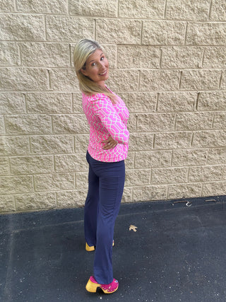 Lulu B Navy Palazzo Pant