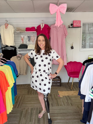 Playful Polka Dot 2-Piece Skort Set