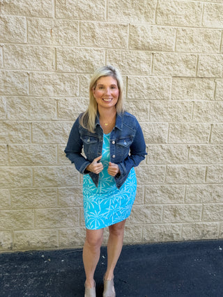 Classic Fitted Stretch Denim Jacket
