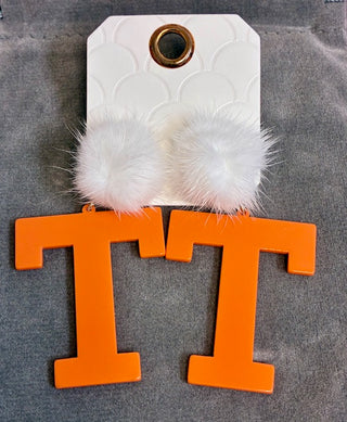 Big T Tennessee Vols Earings