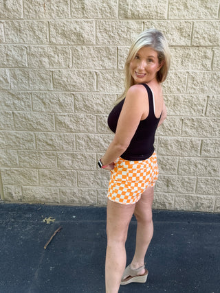 Tennessee Game Day Checkered Shorts