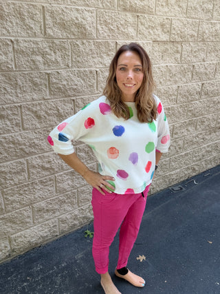 Vibrant Hot Pink Italian Magic Joggers | One Size (4-12)