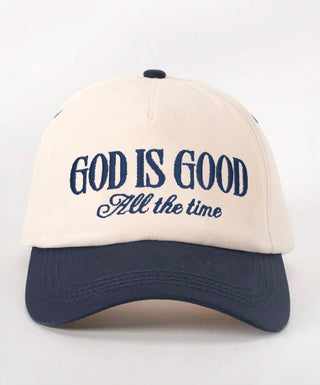 "God is Good, All the Time" Embroidered Baseball Cap