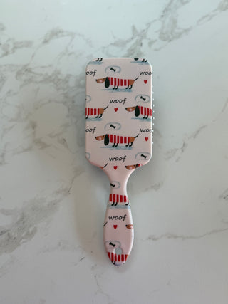 Vibrant Dachshund Detangling Paddle Hairbrush