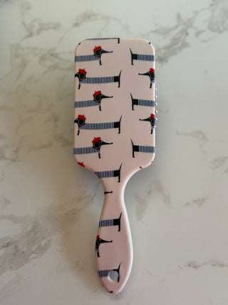 Vibrant Dachshund Detangling Paddle Hairbrush